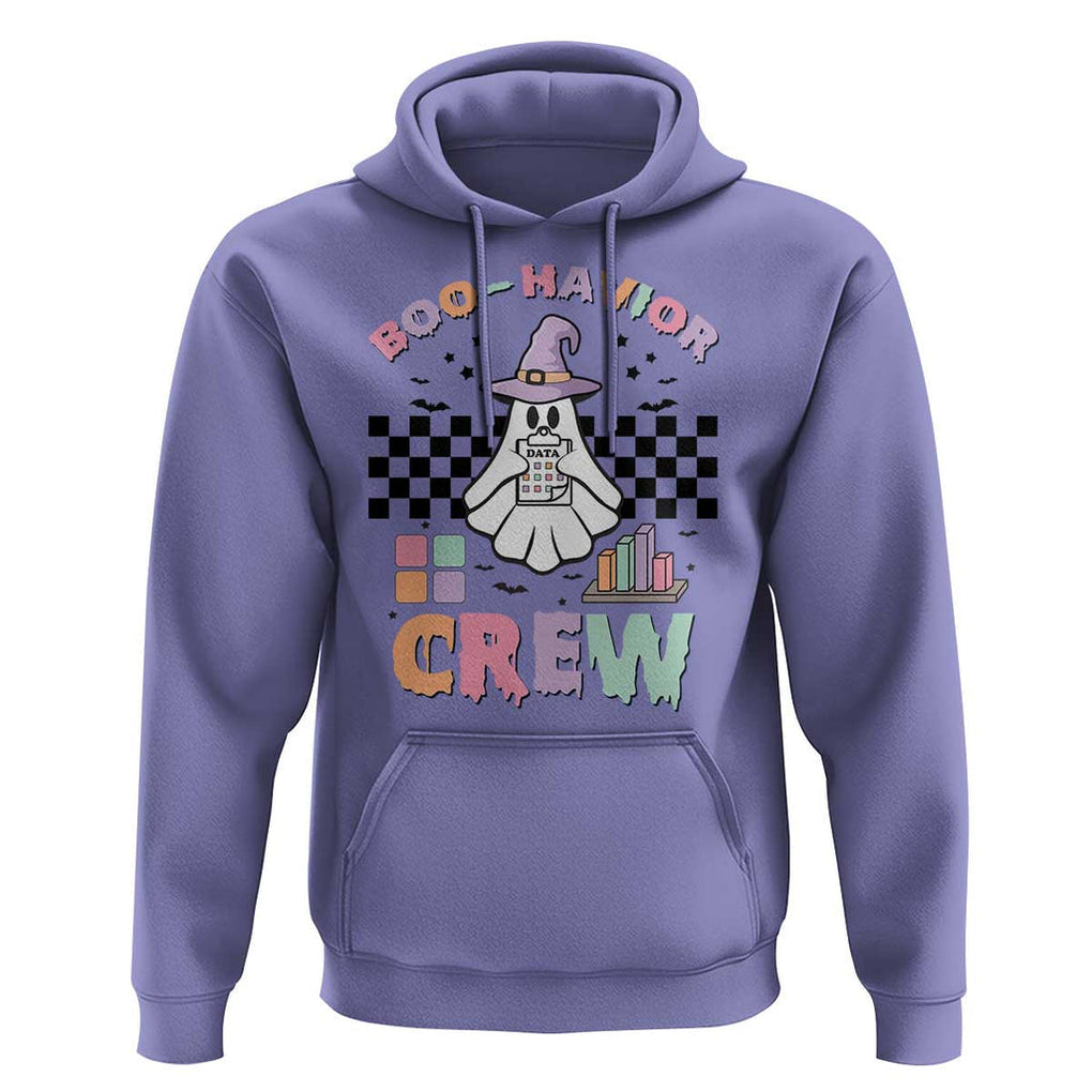Funny Halloween Behavior Analyst Hoodie Boo-Havior Retro Ghost Witch ABA RBT TS11 Violet Print Your Wear