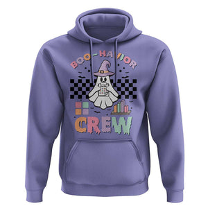 Funny Halloween Behavior Analyst Hoodie Boo-Havior Retro Ghost Witch ABA RBT TS11 Violet Print Your Wear