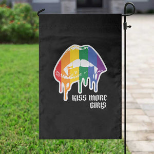 LGBT Lesbian Halloween Garden Flag Kiss More Girls Rainbow Vampire Lips TS11 Print Your Wear