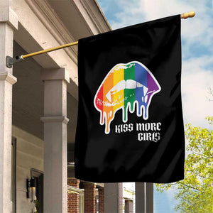 LGBT Lesbian Halloween Garden Flag Kiss More Girls Rainbow Vampire Lips TS11 Print Your Wear