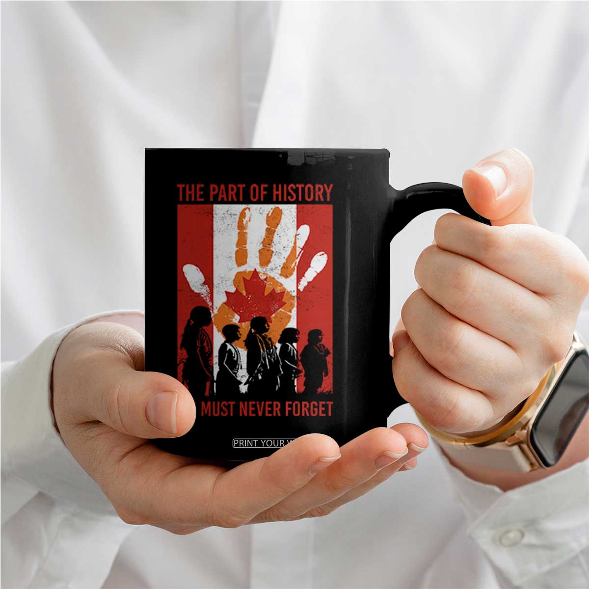 Indigenous Children Coffee Mug The Part Of History We Must Never Forget Canada TS11 Print Your Wear