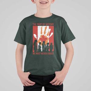 Indigenous Children T Shirt For Kid The Part Of History We Must Never Forget Canada TS11 Dark Forest Green Print Your Wear