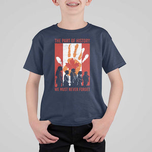 Indigenous Children T Shirt For Kid The Part Of History We Must Never Forget Canada TS11 Navy Print Your Wear