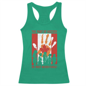 Indigenous Children Racerback Tank Top The Part Of History We Must Never Forget Canada TS11 Irish Green Print Your Wear