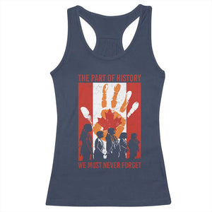 Indigenous Children Racerback Tank Top The Part Of History We Must Never Forget Canada TS11 Navy Print Your Wear