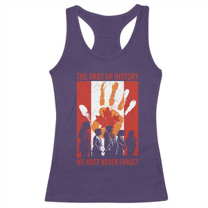 Indigenous Children Racerback Tank Top The Part Of History We Must Never Forget Canada TS11 Purple Print Your Wear