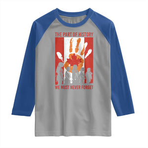 Indigenous Children Raglan Shirt The Part Of History We Must Never Forget Canada TS11 Sport Gray Royal Print Your Wear