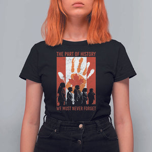 Indigenous Children T Shirt For Women The Part Of History We Must Never Forget Canada TS11 Black Print Your Wear
