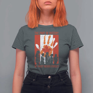 Indigenous Children T Shirt For Women The Part Of History We Must Never Forget Canada TS11 Dark Heather Print Your Wear