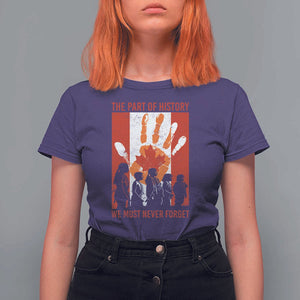Indigenous Children T Shirt For Women The Part Of History We Must Never Forget Canada TS11 Purple Print Your Wear