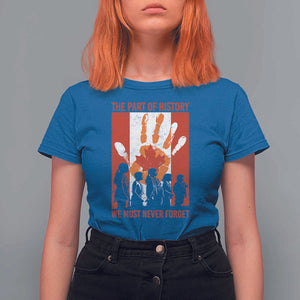 Indigenous Children T Shirt For Women The Part Of History We Must Never Forget Canada TS11 Royal Blue Print Your Wear