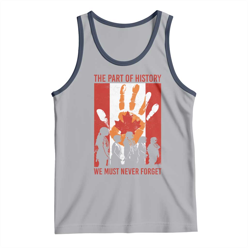 Indigenous Children Tank Top The Part Of History We Must Never Forget Canada TS11 Athletic Heather Navy Print Your Wear