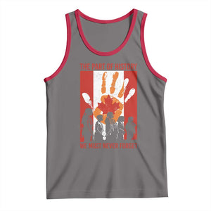 Indigenous Children Tank Top The Part Of History We Must Never Forget Canada TS11 Deep Heather Red Print Your Wear