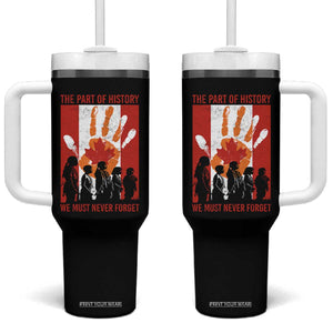 Indigenous Children Tumbler With Handle The Part Of History We Must Never Forget Canada TS11 One Size: 40 oz Black Print Your Wear