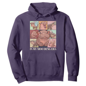 In My Moo Deng Era Hoodie Cute Hippo Zoo Meme Baby Pygmy TS11 Purple Print Your Wear