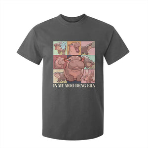 In My Moo Deng Era T Shirt For Kid Cute Hippo Zoo Meme Baby Pygmy TS11 Dark Heather Print Your Wear