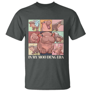 In My Moo Deng Era T Shirt Cute Hippo Zoo Meme Baby Pygmy TS11 Dark Heather Print Your Wear