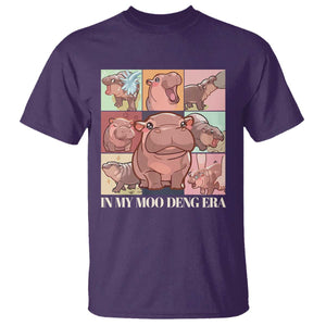 In My Moo Deng Era T Shirt Cute Hippo Zoo Meme Baby Pygmy TS11 Purple Print Your Wear