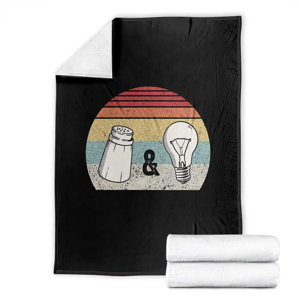 Retro Salt And Light Be Ye Salt Christian Throw Blanket TS11 Black Print Your Wear