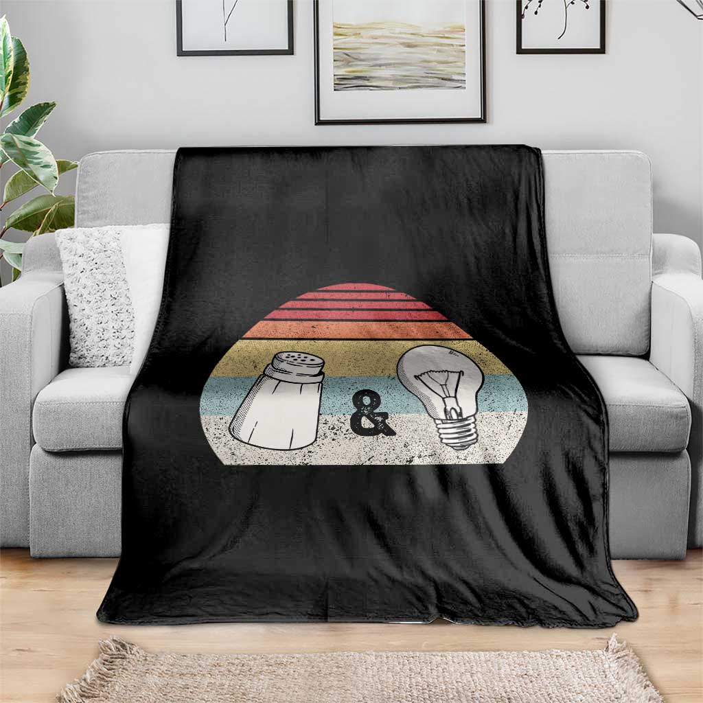 Retro Salt And Light Be Ye Salt Christian Throw Blanket TS11 Print Your Wear