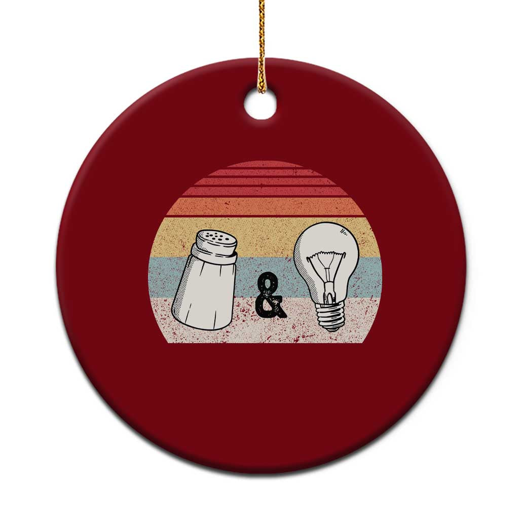 Retro Salt And Light Be Ye Salt Christian Ceramic Ornament TS11 1pc Red Print Your Wear