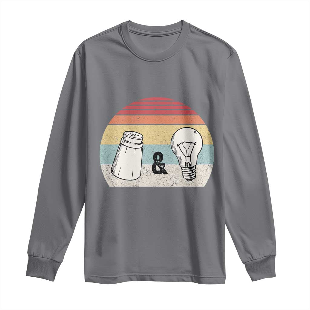 Retro Salt And Light Be Ye Salt Christian Long Sleeve Shirt TS11 Charcoal Print Your Wear