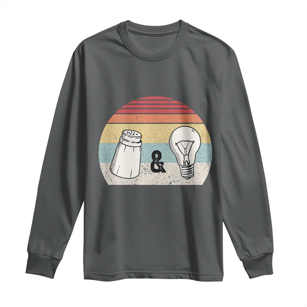 Retro Salt And Light Be Ye Salt Christian Long Sleeve Shirt TS11 Dark Heather Print Your Wear