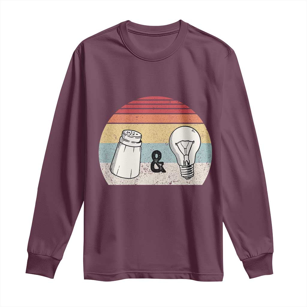 Retro Salt And Light Be Ye Salt Christian Long Sleeve Shirt TS11 Maroon Print Your Wear