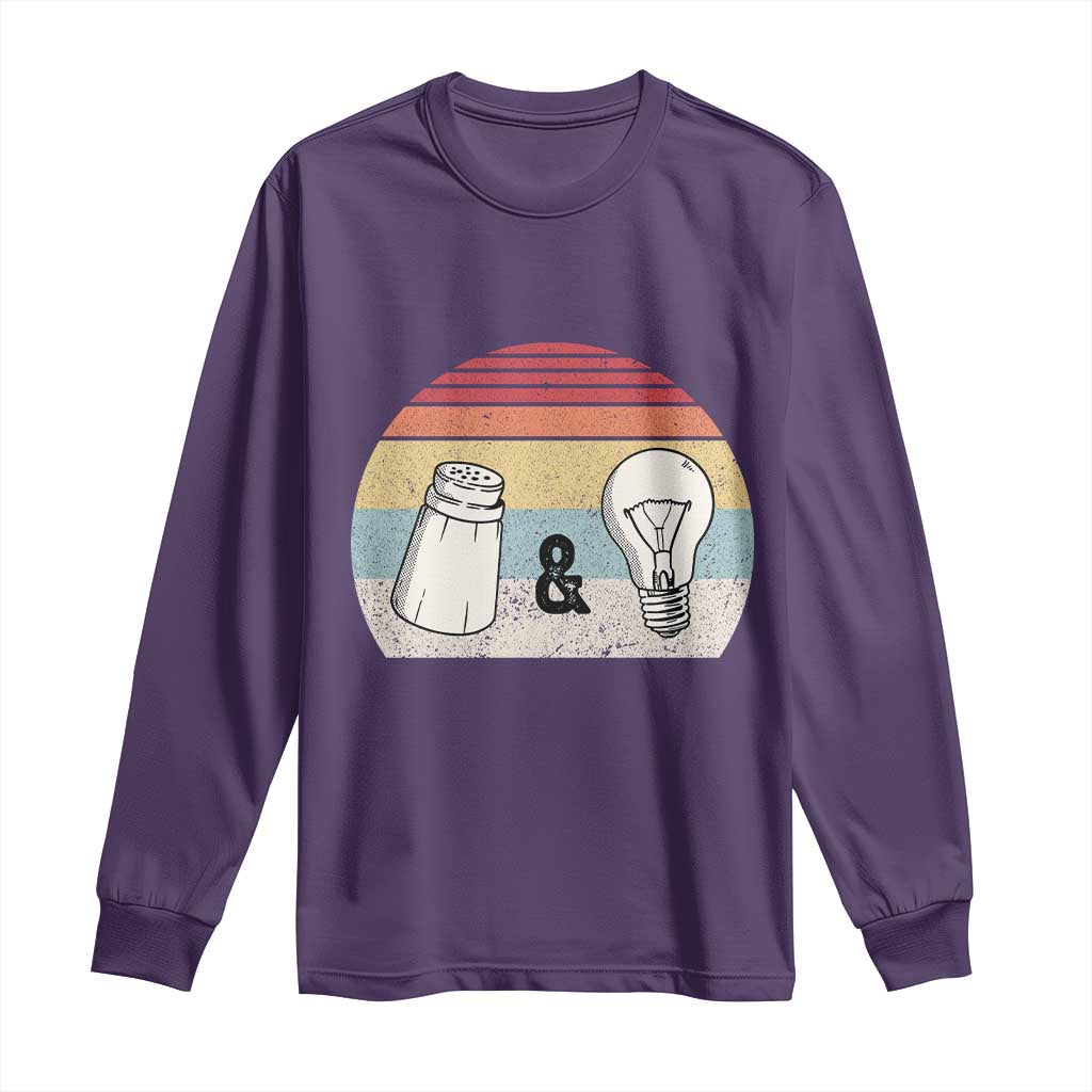 Retro Salt And Light Be Ye Salt Christian Long Sleeve Shirt TS11 Purple Print Your Wear