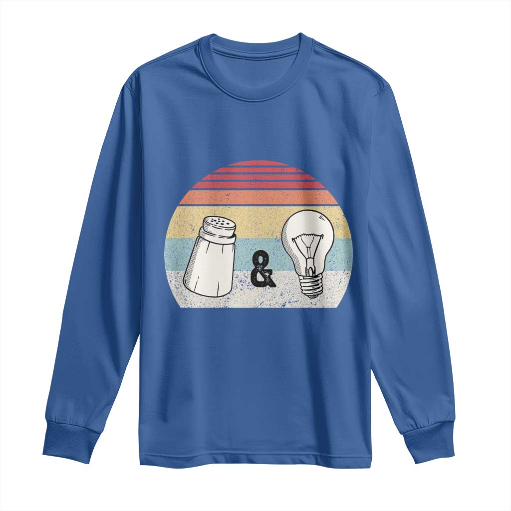 Retro Salt And Light Be Ye Salt Christian Long Sleeve Shirt TS11 Royal Blue Print Your Wear