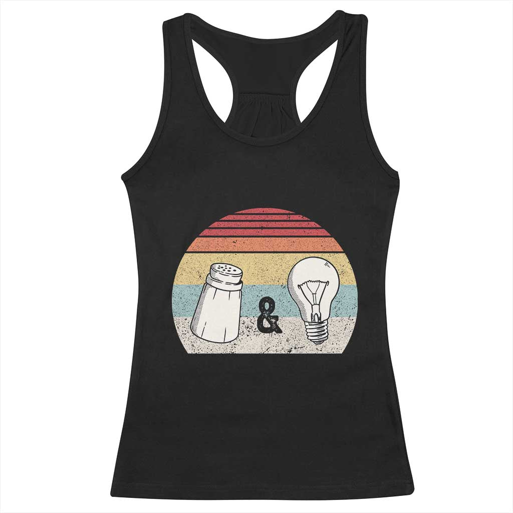 Retro Salt And Light Be Ye Salt Christian Racerback Tank Top TS11 Black Print Your Wear