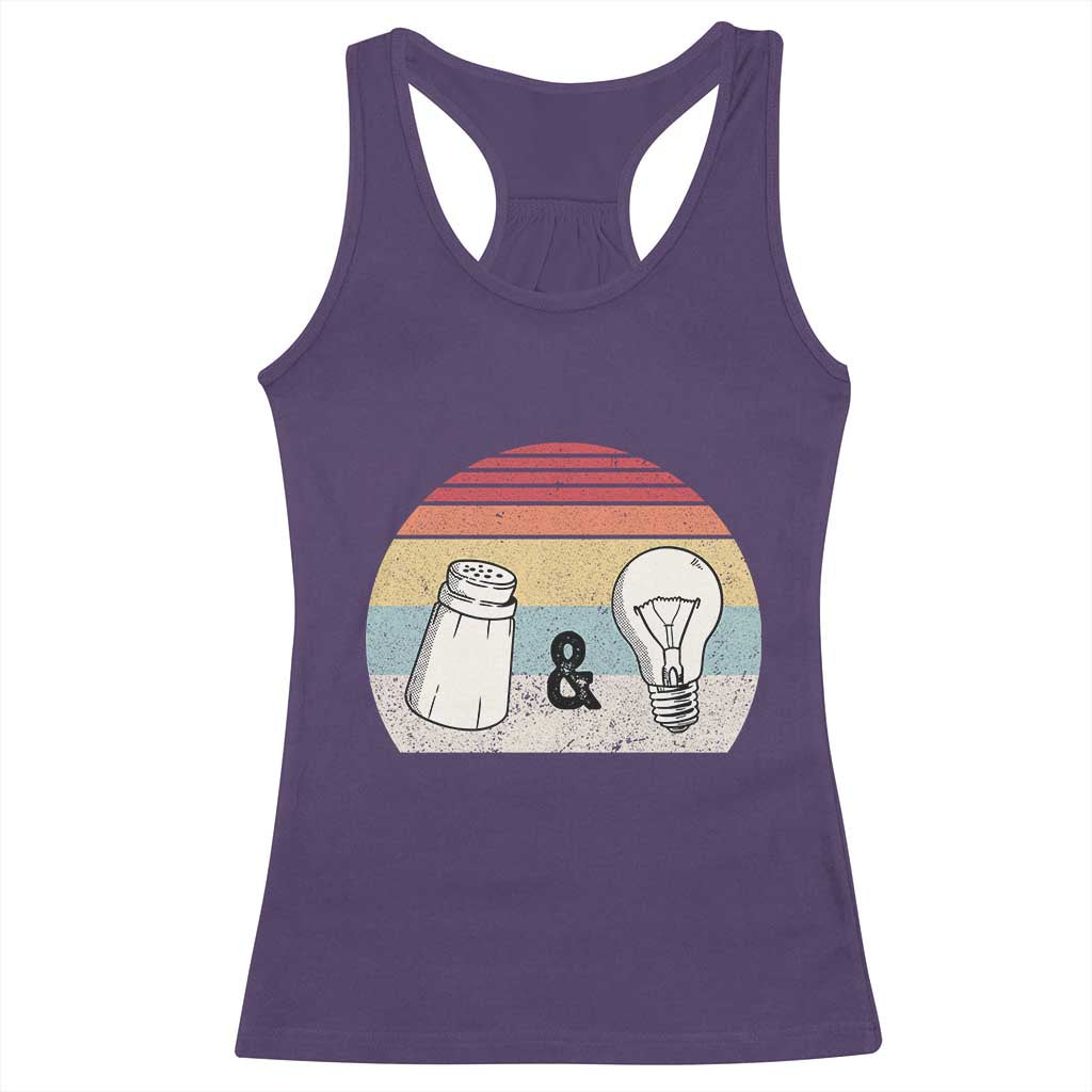 Retro Salt And Light Be Ye Salt Christian Racerback Tank Top TS11 Purple Print Your Wear