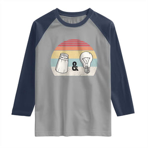 Retro Salt And Light Be Ye Salt Christian Raglan Shirt TS11 Sport Gray Navy Print Your Wear