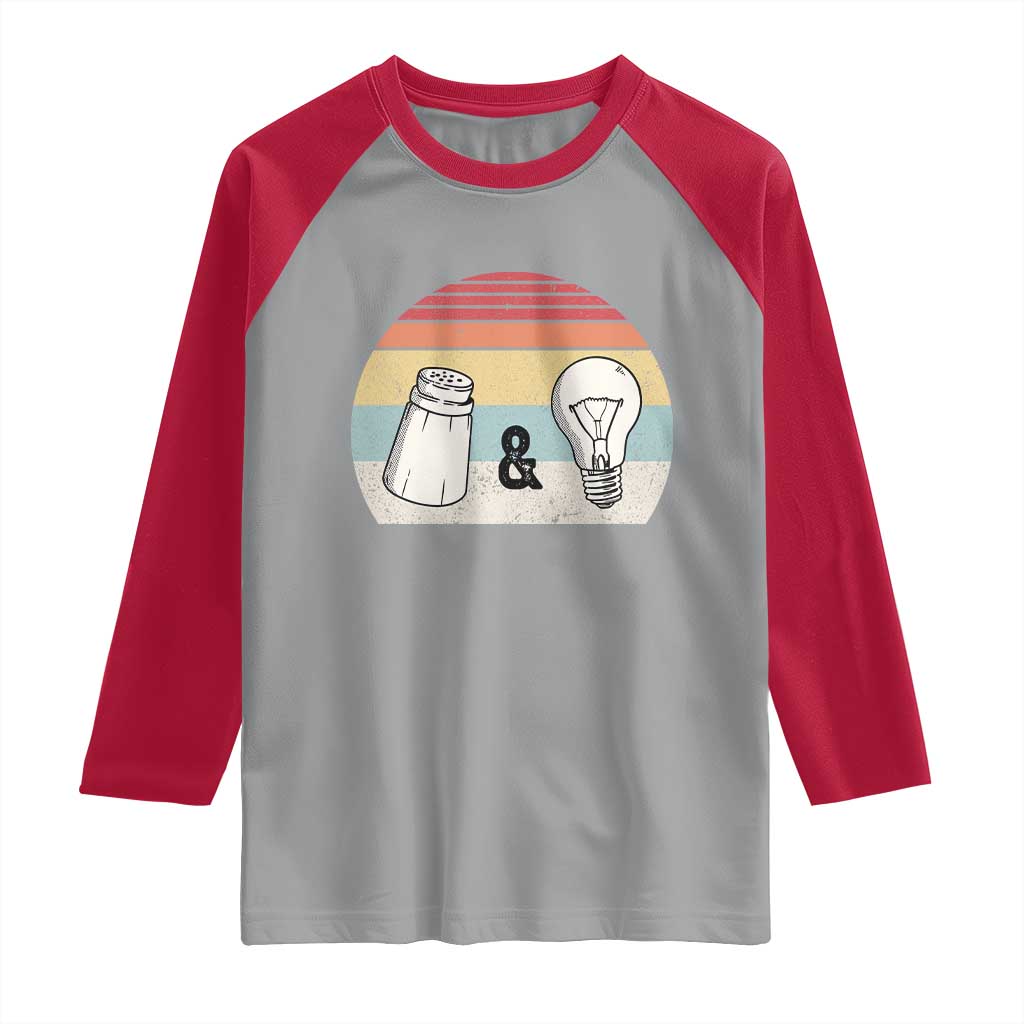Retro Salt And Light Be Ye Salt Christian Raglan Shirt TS11 Sport Gray Red Print Your Wear