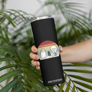 Retro Salt And Light Be Ye Salt Christian Skinny Tumbler TS11 Print Your Wear