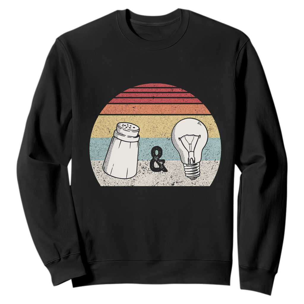 Retro Salt And Light Be Ye Salt Christian Sweatshirt TS11 Black Print Your Wear