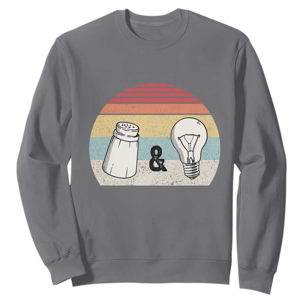 Retro Salt And Light Be Ye Salt Christian Sweatshirt TS11 Charcoal Print Your Wear