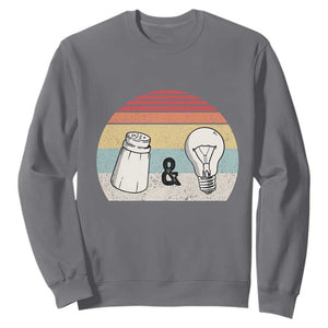 Retro Salt And Light Be Ye Salt Christian Sweatshirt TS11 Charcoal Print Your Wear