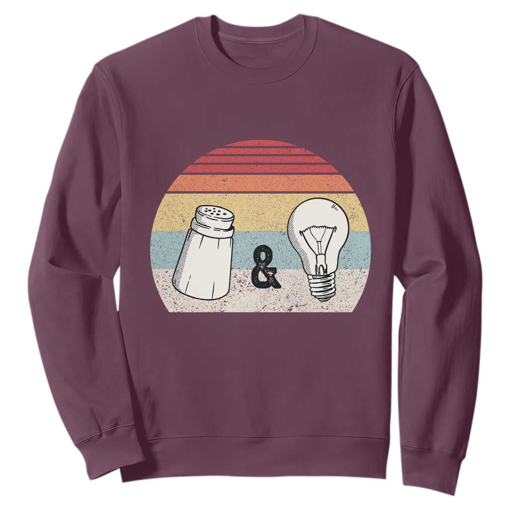 Retro Salt And Light Be Ye Salt Christian Sweatshirt TS11 Maroon Print Your Wear
