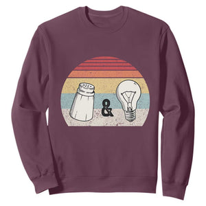 Retro Salt And Light Be Ye Salt Christian Sweatshirt TS11 Maroon Print Your Wear