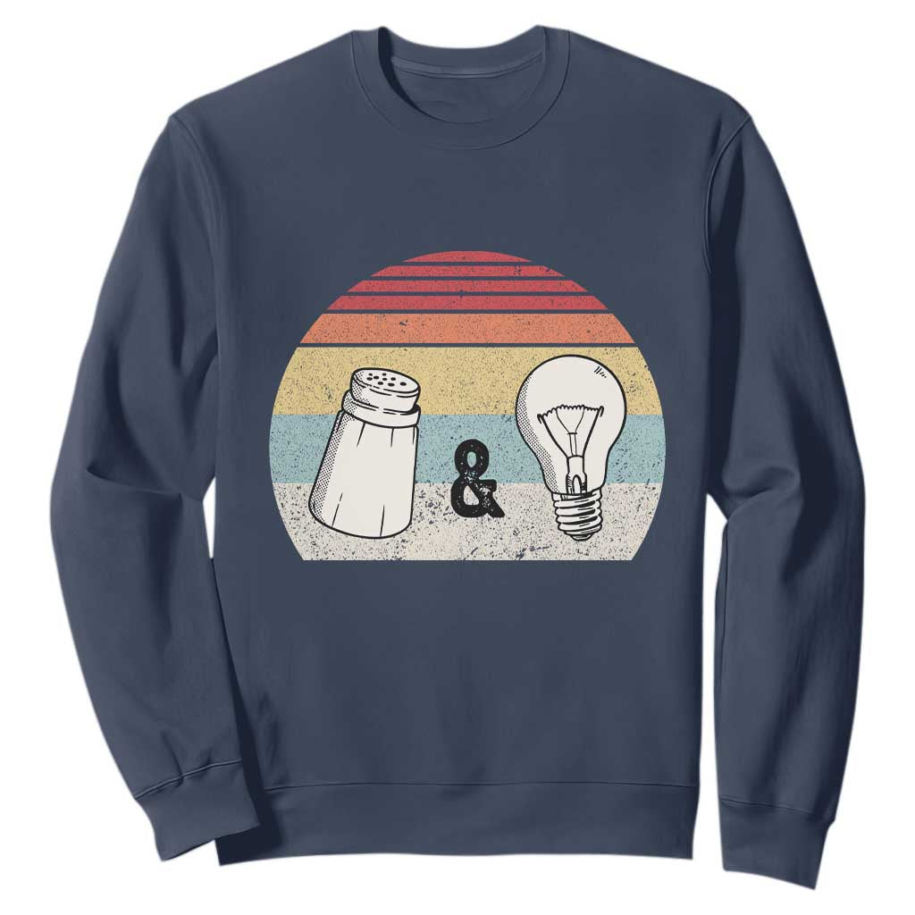 Retro Salt And Light Be Ye Salt Christian Sweatshirt TS11 Navy Print Your Wear