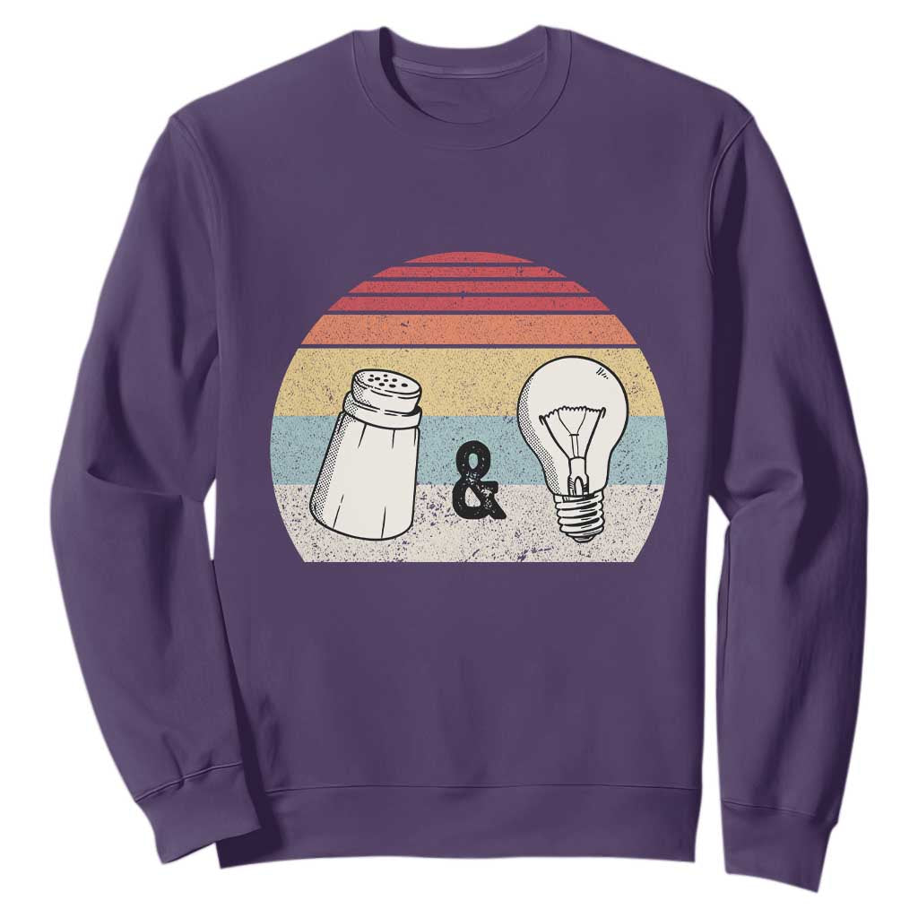 Retro Salt And Light Be Ye Salt Christian Sweatshirt TS11 Purple Print Your Wear