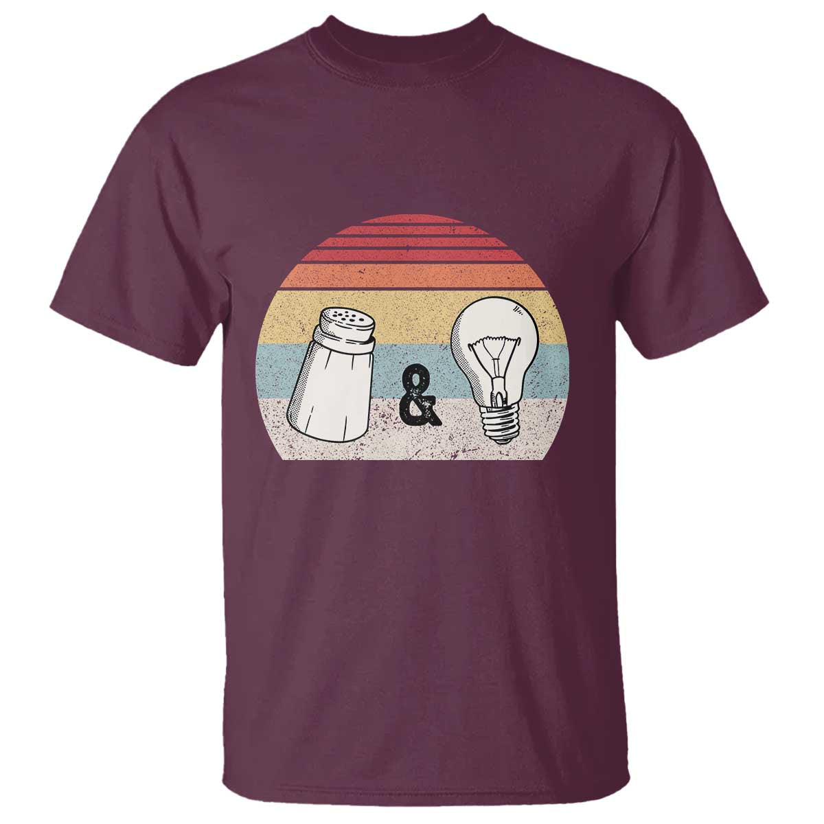Retro Salt And Light Be Ye Salt Christian T Shirt TS11 Maroon Print Your Wear