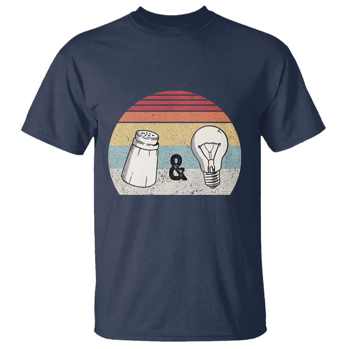 Retro Salt And Light Be Ye Salt Christian T Shirt TS11 Navy Print Your Wear