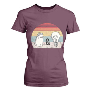 Retro Salt And Light Be Ye Salt Christian T Shirt For Women TS11 Maroon Print Your Wear