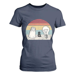 Retro Salt And Light Be Ye Salt Christian T Shirt For Women TS11 Navy Print Your Wear