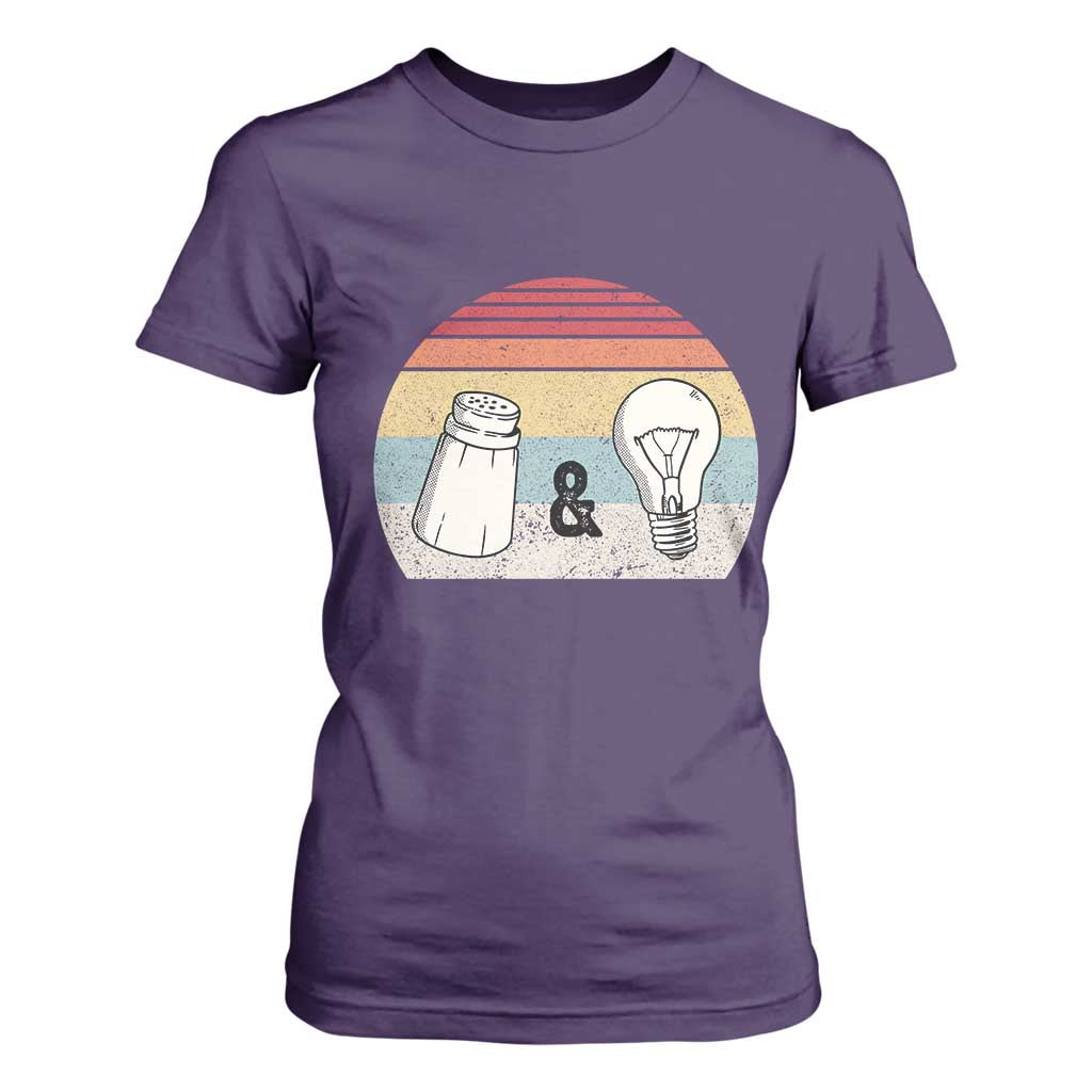 Retro Salt And Light Be Ye Salt Christian T Shirt For Women TS11 Purple Print Your Wear