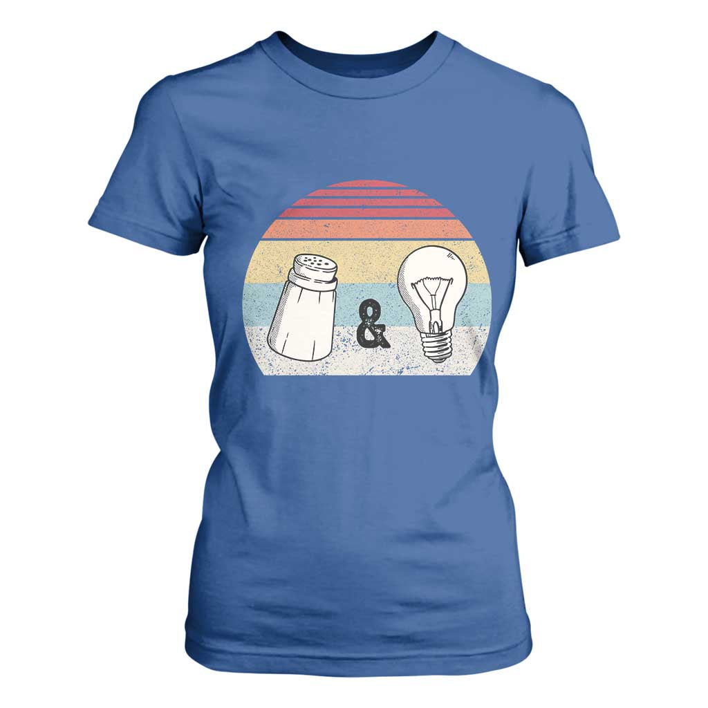 Retro Salt And Light Be Ye Salt Christian T Shirt For Women TS11 Royal Blue Print Your Wear