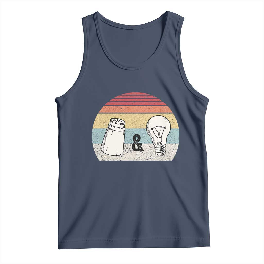 Retro Salt And Light Be Ye Salt Christian Tank Top TS11 Navy Print Your Wear