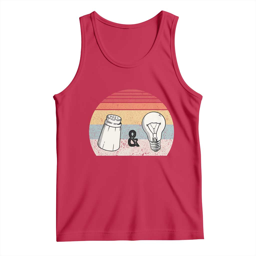 Retro Salt And Light Be Ye Salt Christian Tank Top TS11 Red Print Your Wear